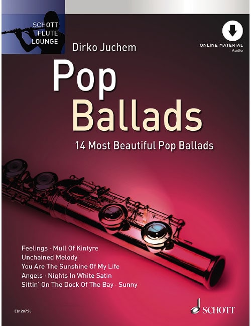 SCHOTT POP BALLADS + CD - FLUTE