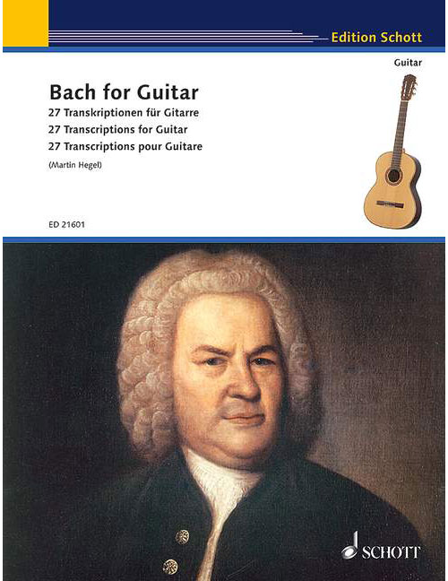 SCHOTT BACH J.S. - BACH FOR GUITAR - GUITARE