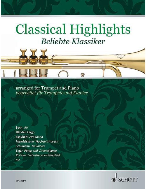 SCHOTT MITCHELL KATE - CLASSICAL HIGHLIGHTS - TRUMPET IN BB AND PIANO