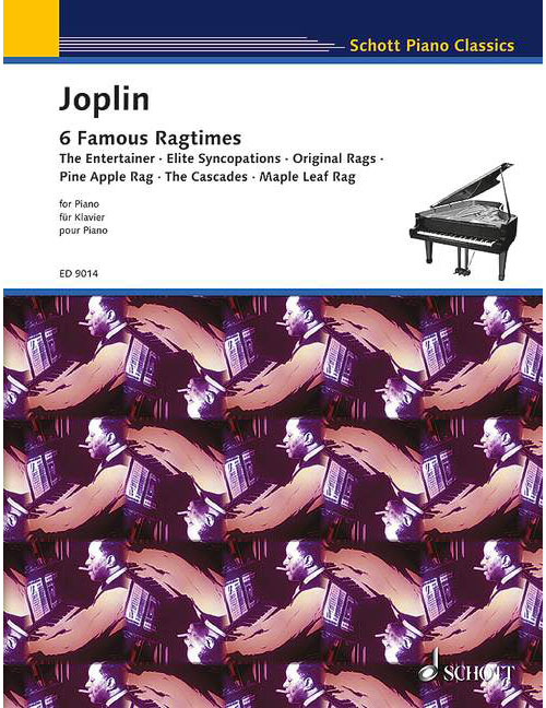 SCHOTT SCOTT JOPLIN - 6 RAGTIMES - PIANO