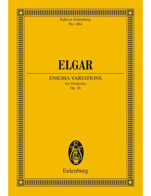 EULENBURG ELGAR EDWARD - ENIGMA-VARIATIONS OP. 36 - ORCHESTRA