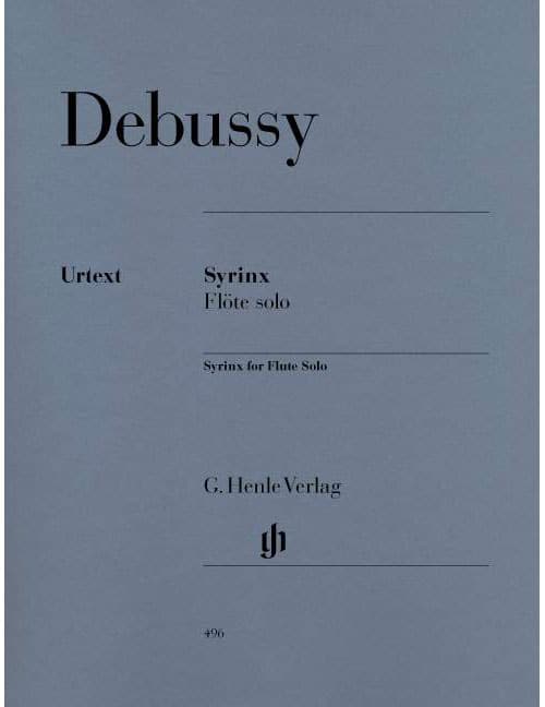 HENLE VERLAG DEBUSSY C. - SYRINX [LA FLUTE DE PAN] (FOR FLUTE SOLO)