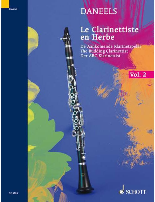 SCHOTT DANEELS FRANCOIS - THE BUDDING CLARINETTIST VOL.2