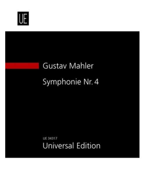 UNIVERSAL EDITION MAHLER GUSTAV - SYMPHONY N°4 - SCORE