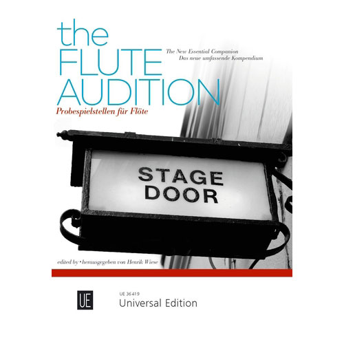 UNIVERSAL EDITION HENRIK WIESE - THE FLUTE AUDITION