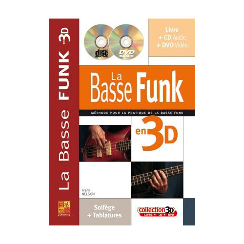 PLAY MUSIC PUBLISHING BASSE FUNK EN 3D + CD + DVD 