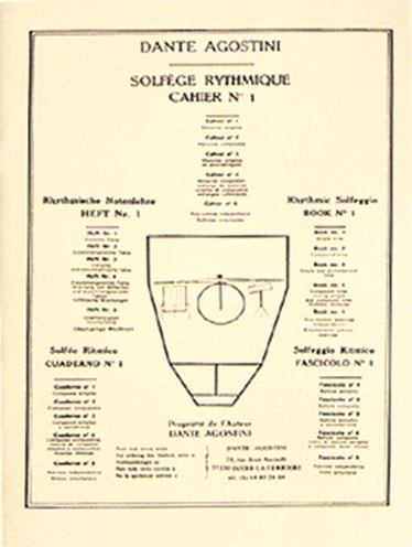 EDITIONS AGOSTINI AGOSTINI - SOLFEGE RYTHMIQUE VOL.1 : MESURES SIMPLES