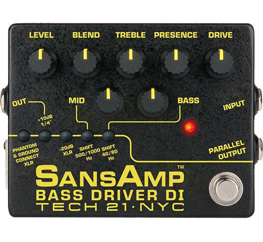 TECH21 WITHOUTAMP BASS DRIVER DI V2 PREAMP FOR BASS