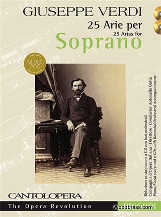 RICORDI CANTOLOPERA - VERDI G. - 25 ARIAS FOR SOPRANO + CD 