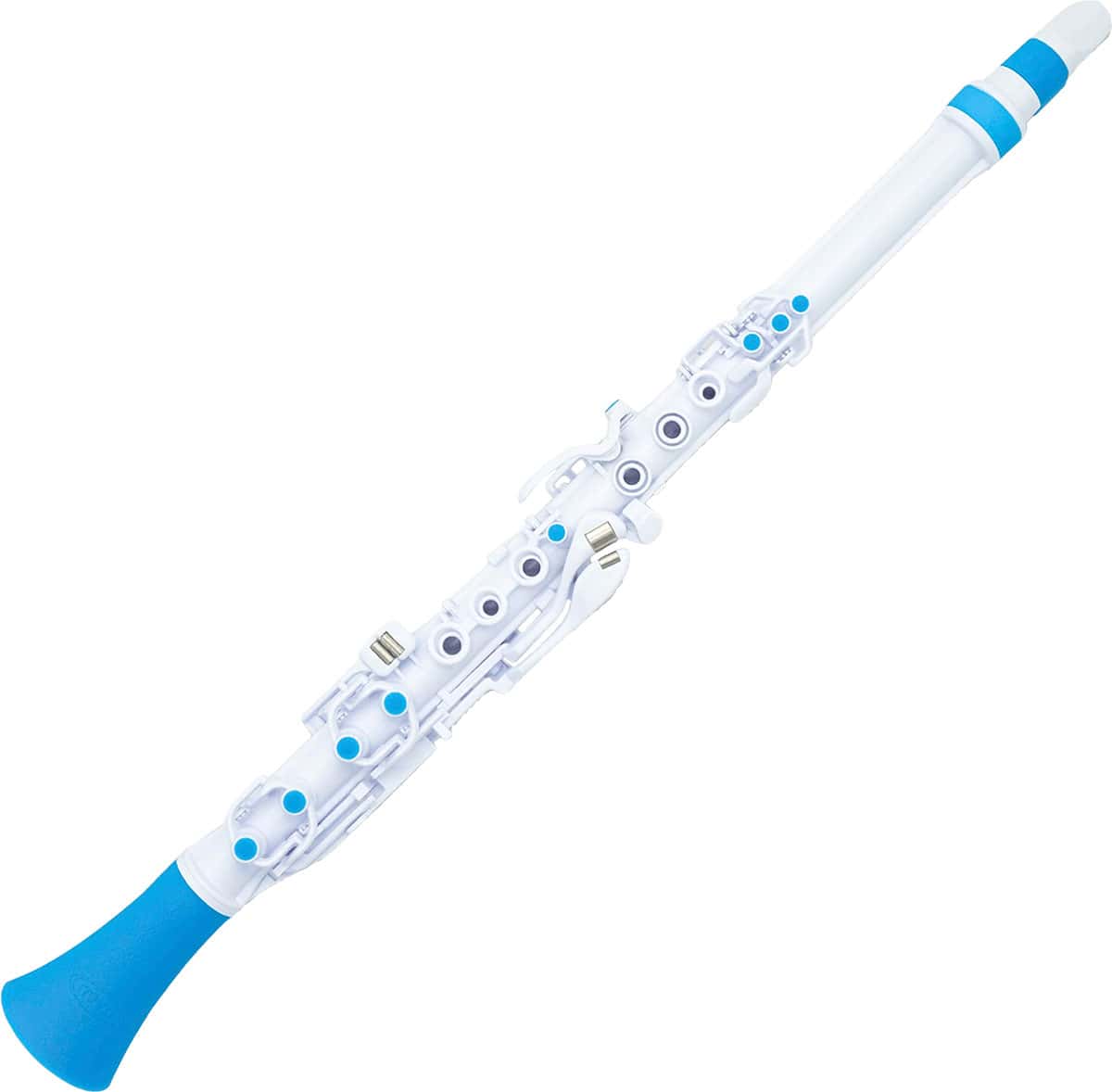 NUVO CLARINEO BLANCO Y AZUL