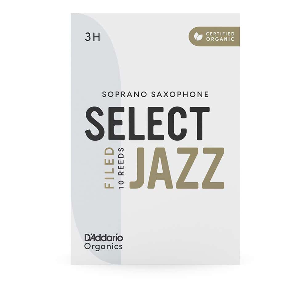 D'ADDARIO - RICO ORGANIC SELECT JAZZ 3H - SAXOPHONE SOPRANO (FR CUT)