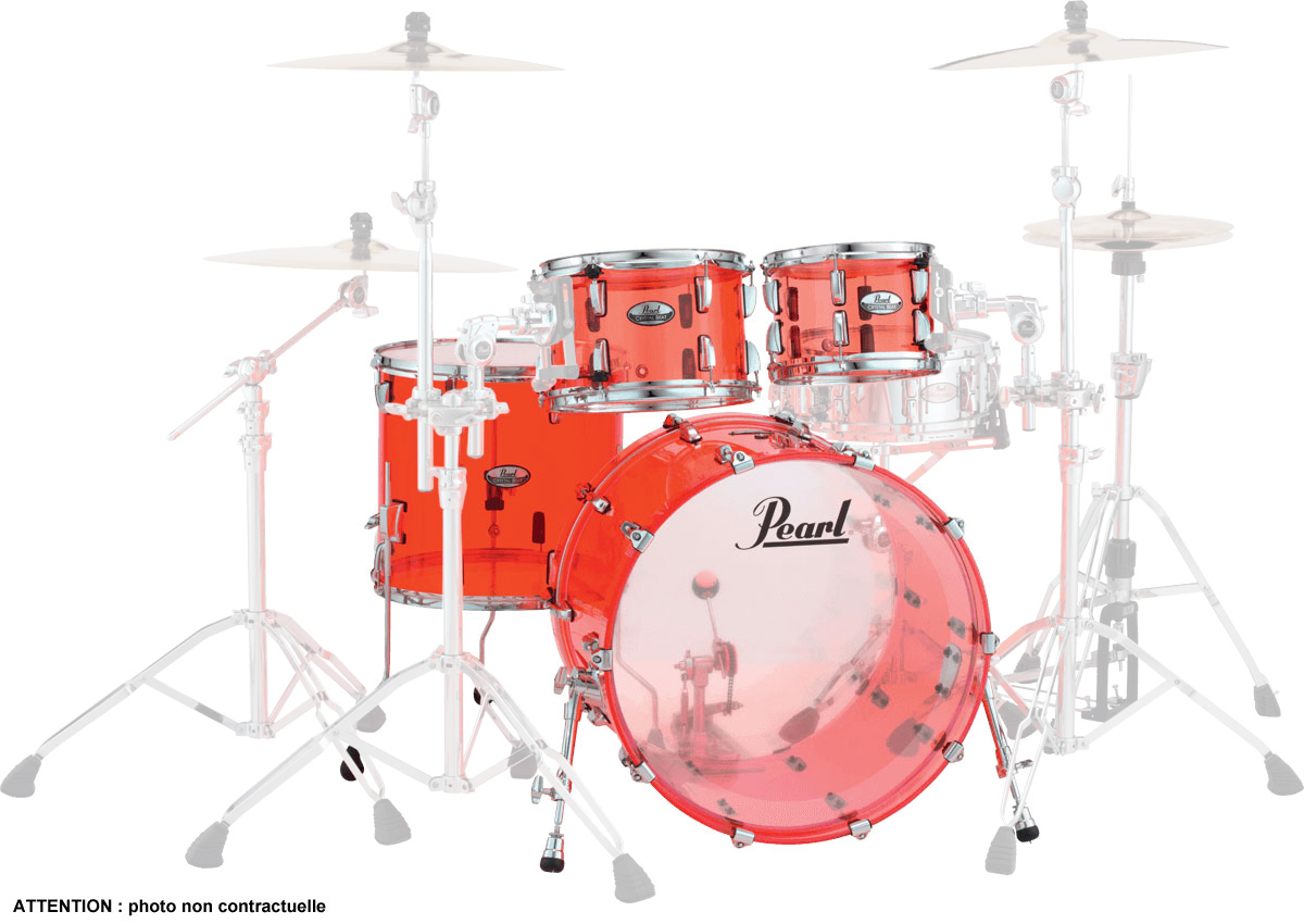PEARL DRUMS CRYSTAL BEAT FUSION 20 - RUBY RED