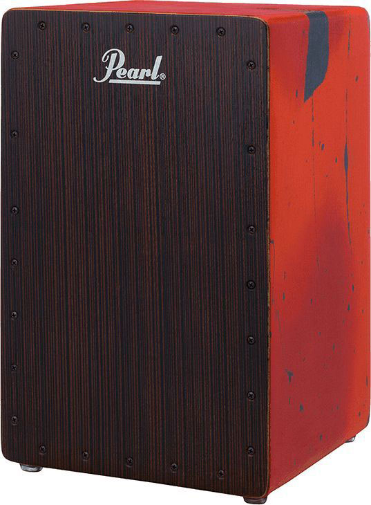PEARL DRUMS CAJON PRIMERO ABSTRACT RED