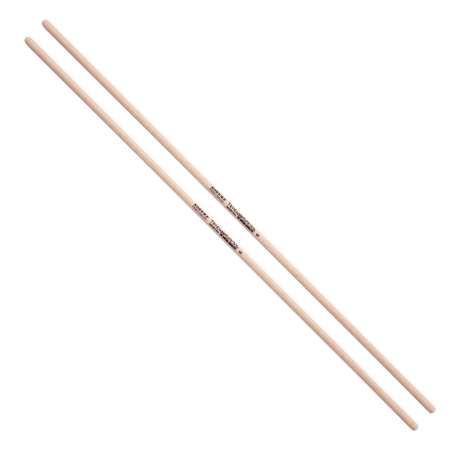 ROHEMA TIMBALES STICKS 405MM X 6MM HICKORY