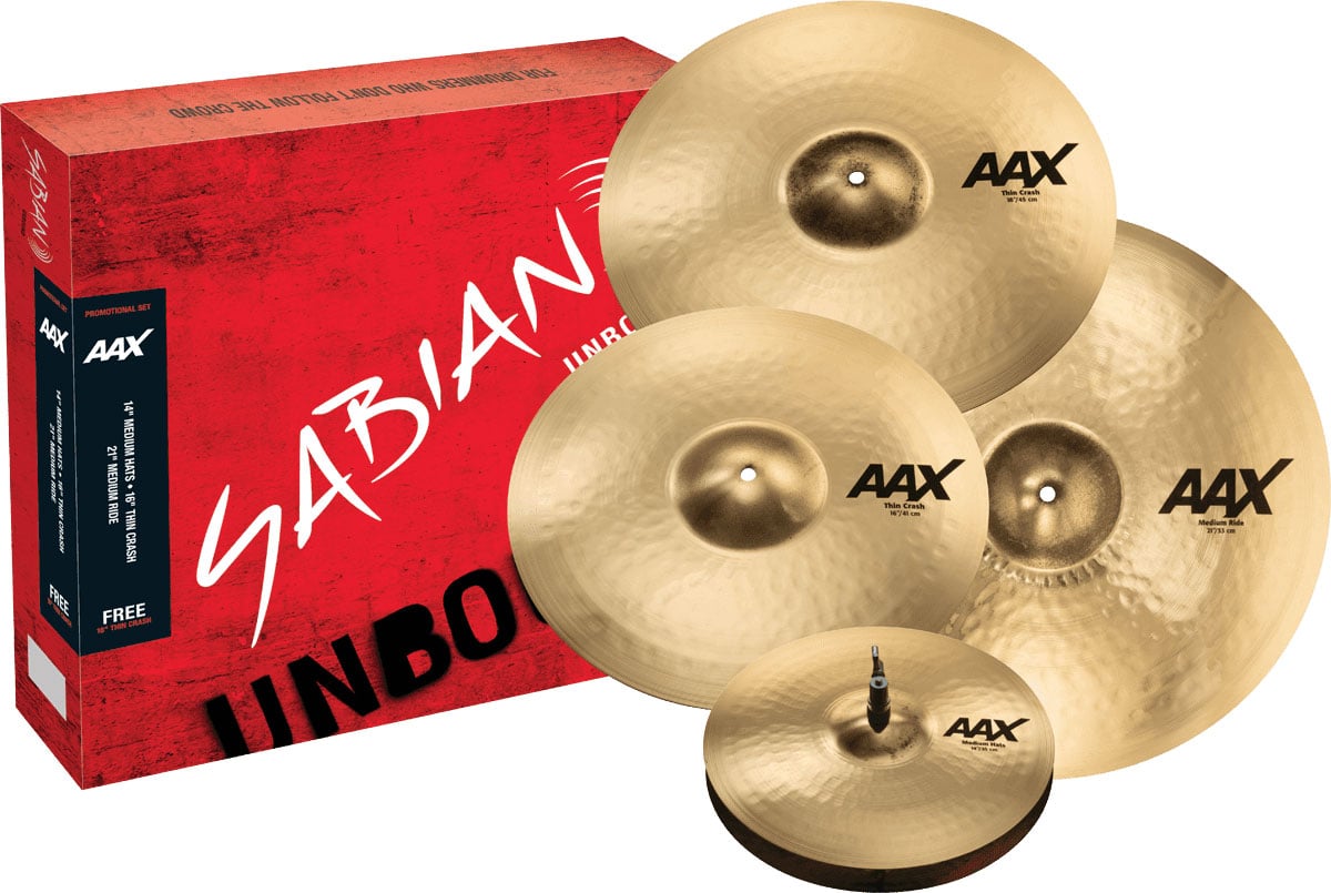 SABIAN 25005XCPB - PACK AAX PROMOTIONAL SET 14/16/21 + 18