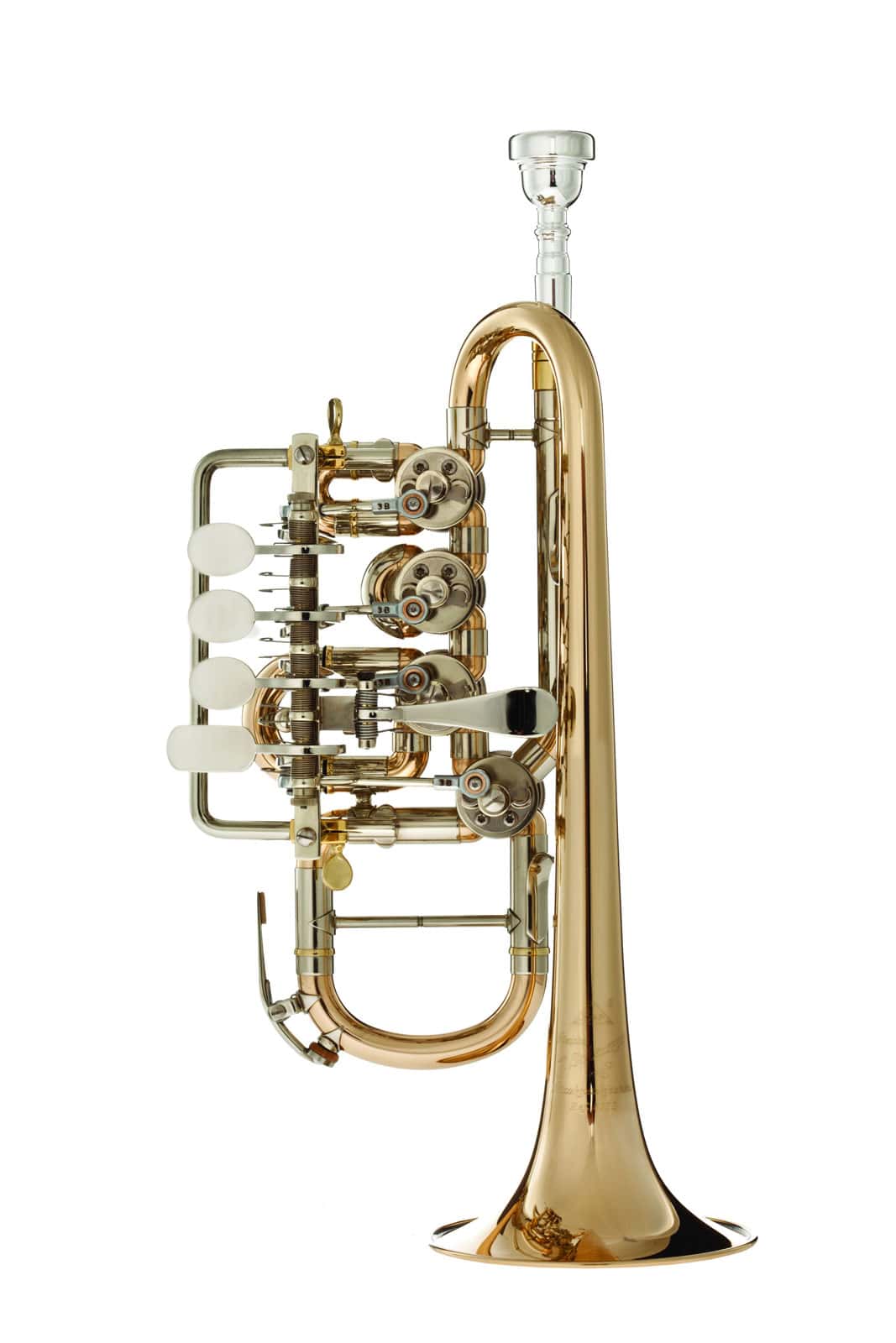 SCHERZER JS8111G-1-0D PICCOLO TRUMPET 4 VALVES - LACQUERED