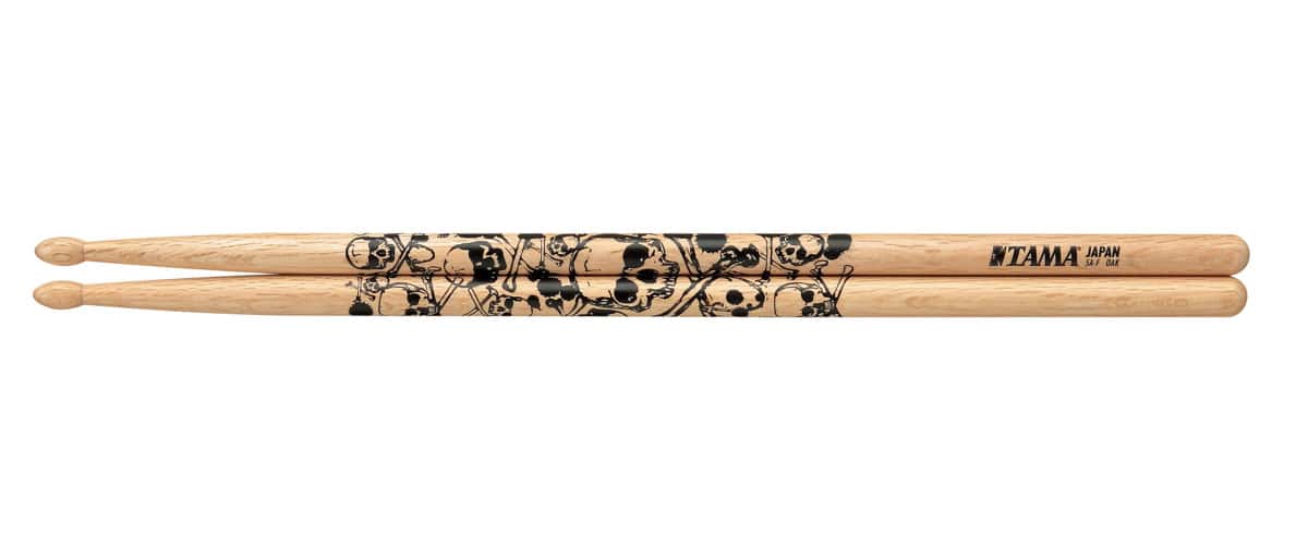 TAMA 5B-S - STICK OF DOOM - DRUMSTICK JAPANESE OAK - 15MM - OLIVE OVALE 