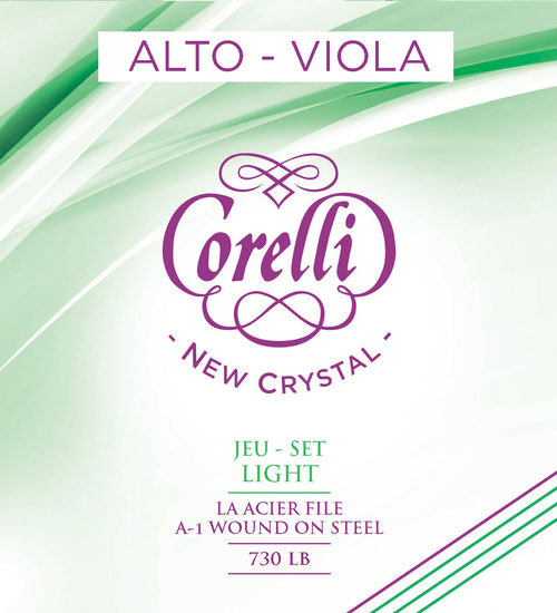 CORELLI CORELLI STRINGS FOR VIOLA CRYSTAL 730LB LIGHT 