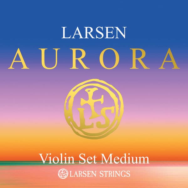 LARSEN STRINGS AURORA CUERDAS VIOLN SET 4/4 WITH SILVER D STRONG