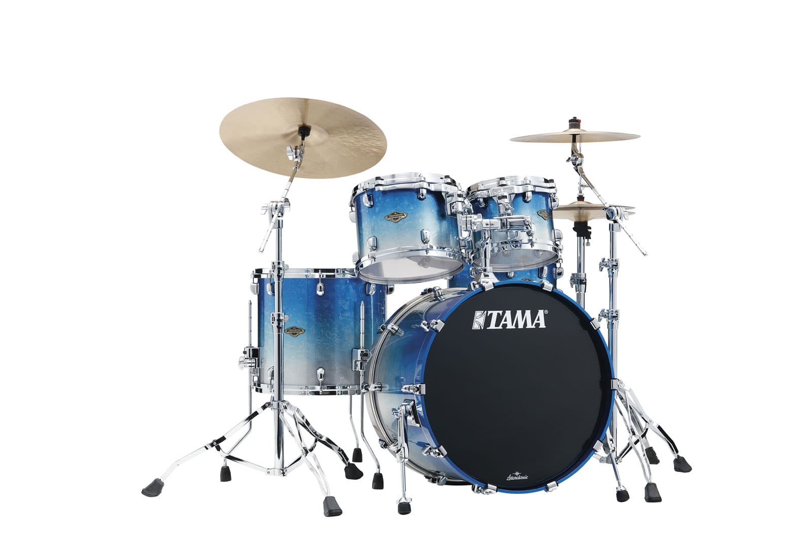 TAMA STARCLASSIC WALNUT/BIRCH STAGE 22 MOLTEN BLUE ICE FADE