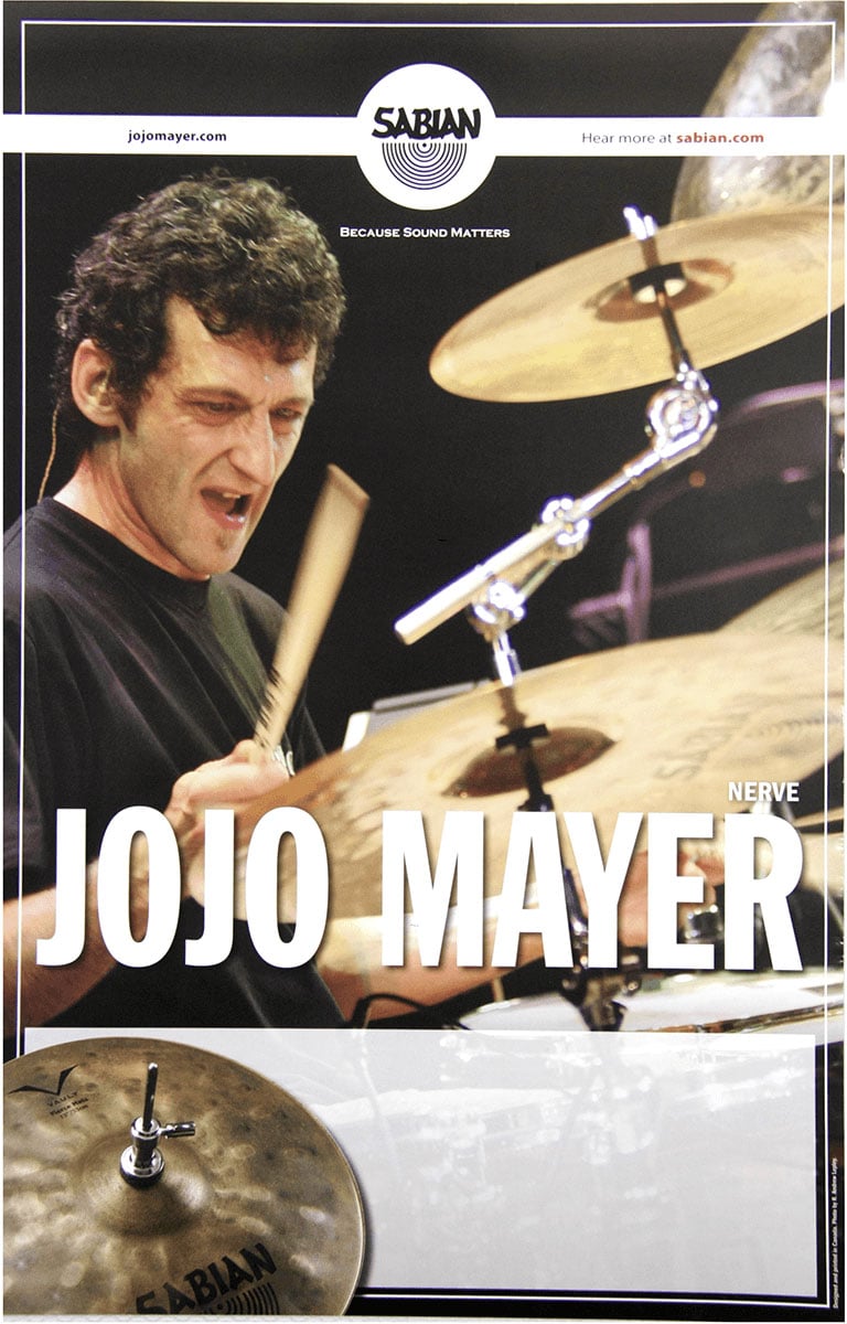 SABIAN POSTER JOJO MAYER