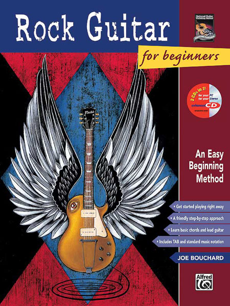 ALFRED PUBLISHING BOUCHARD JOE - ROCK GUITAR FOR BEGINNERS + CD - GUITAR