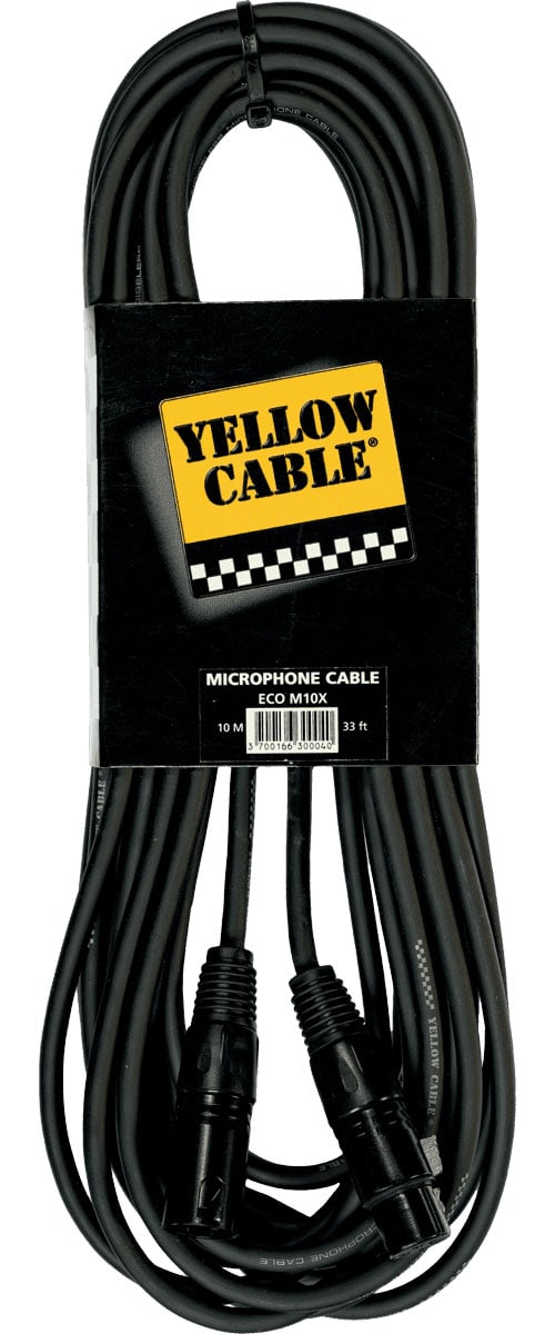 YELLOW CABLE CABLE MICRO XLR 10 M