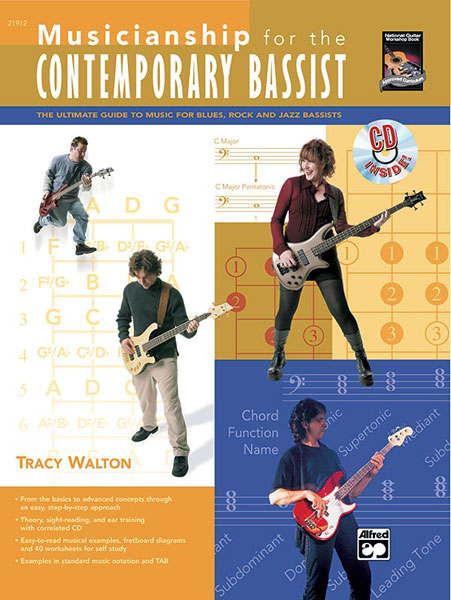 ALFRED PUBLISHING WALTON TRACEY - MUSICIANSHIP ,CONTEMPORARY BASSIST - BASS GUITAR