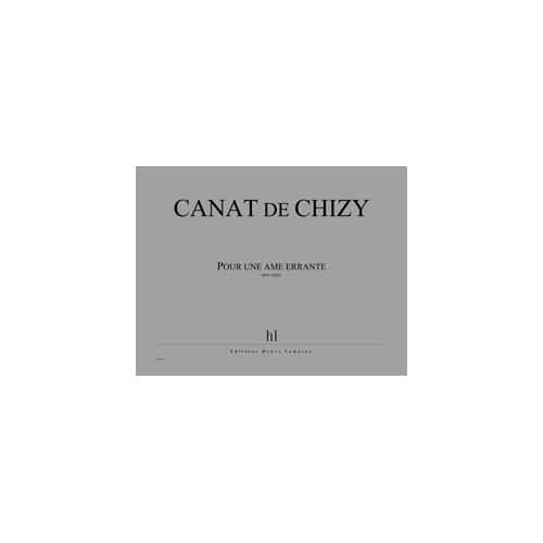 JOBERT CANATCHIZY - POUR UNE AME ERRANTE - ORGUE