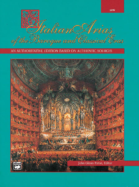 ALFRED PUBLISHING PATON JOHN GLENN - ITALIAN ARIAS OF THE BAROQUE - VOICE AND PIANO (PAR 10 MINIMUM)