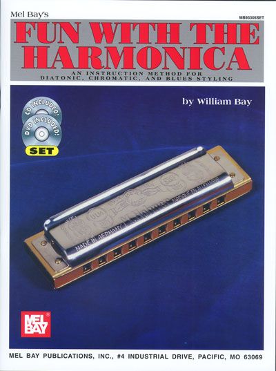 MEL BAY BAY WILLIAM - FUN WITH THE HARMONICA + CD + DVD - HARMONICA