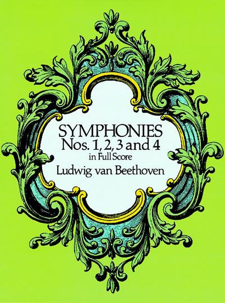 DOVER BEETHOVEN L.VAN - SYMPHONIES N°1-2-3-4 - FULL SCORE