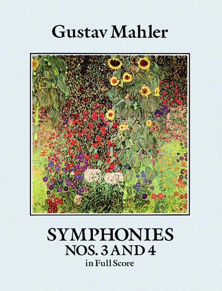 DOVER MAHLER G. - SYMPHONIES N°3 & 4 - FULL SCORE