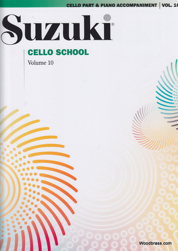ALFRED PUBLISHING SUZUKI CELLO SCHOOL VOL. 10 (AVEC ACCOMPAGNEMENT DE PIANO)