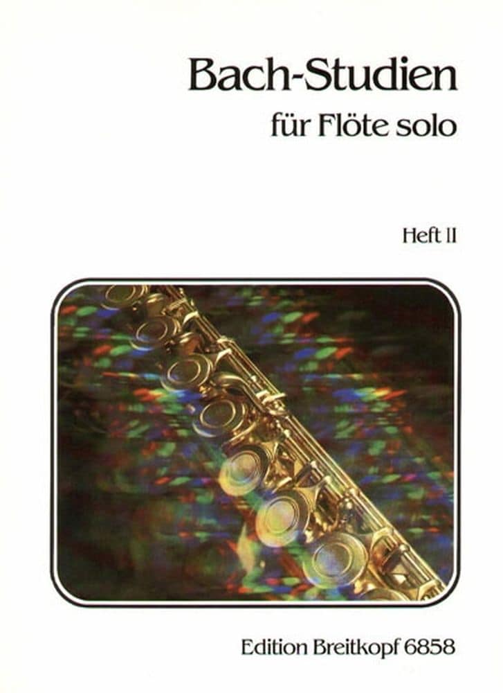 EDITION BREITKOPF BACH-STUDIEN FUR FLUTE, HEFT 2 - FLUTE