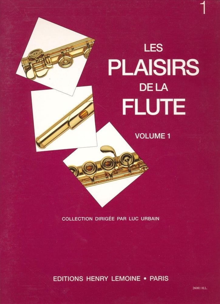 LEMOINE URBAIN - PLAISIRS DE LA FLÛTE VOL.1 - FLÛTE ET PIANO