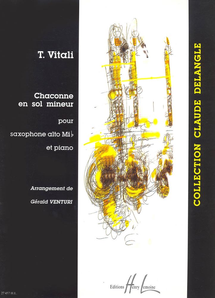 LEMOINE VITALI TOMMASO - CHACONNE EN SOL MIN. - SAXOPHONE MIB, PIANO