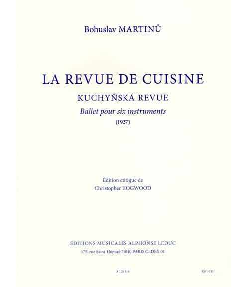LEDUC MARTINU B. - LA REVUE DE CUISINE