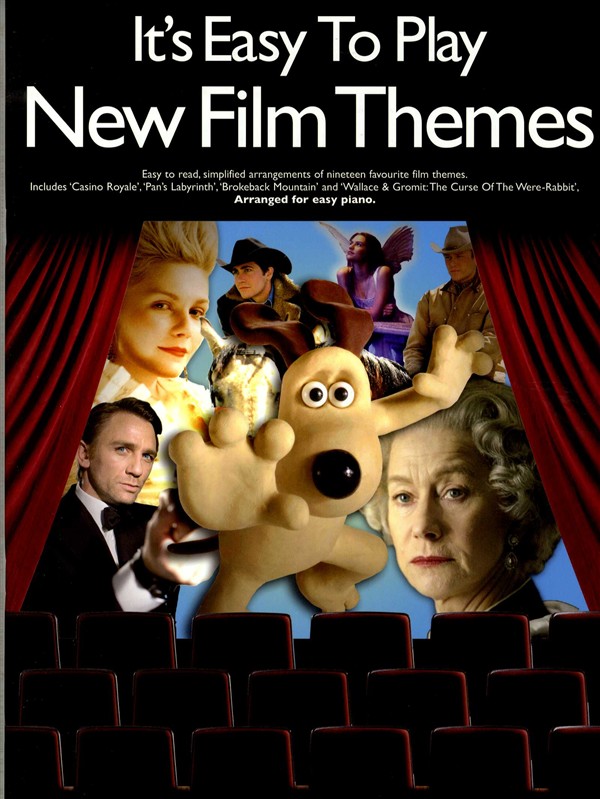 WISE PUBLICATIONS IT'S EASY TO PLAY NEW FILM THEMES - PIANO SOLO