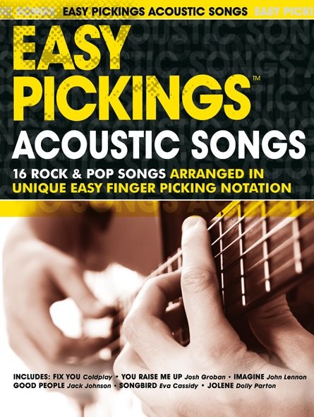 WISE PUBLICATIONS EASY PICKINGS ACCOUSTIC SONGS - GUITAR