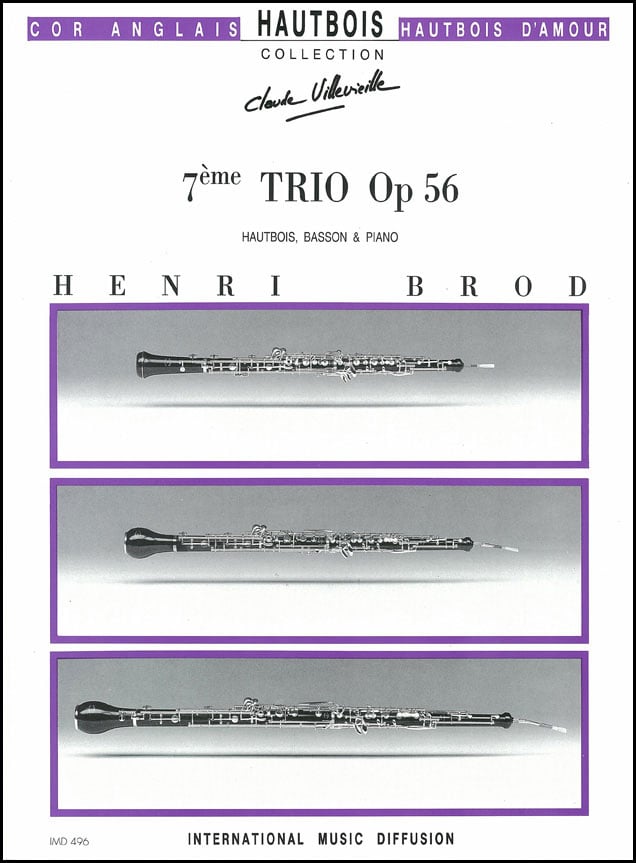 IMD ARPEGES BROD - 7EME TRIO OP.56 - HAUTBOIS, BASSON, PIANO 