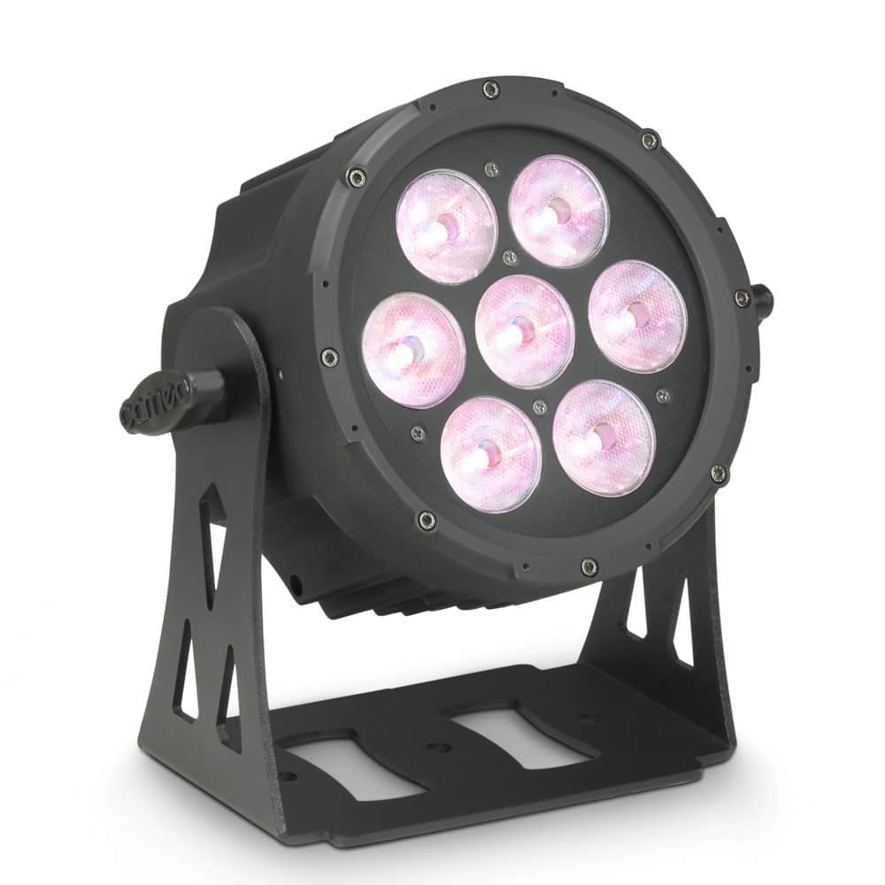 CAMEO FLAT PRO 7 SPOT - PROJECTEUR SPOT COMPACT PLAT 7 LEDS QUAD 15 W