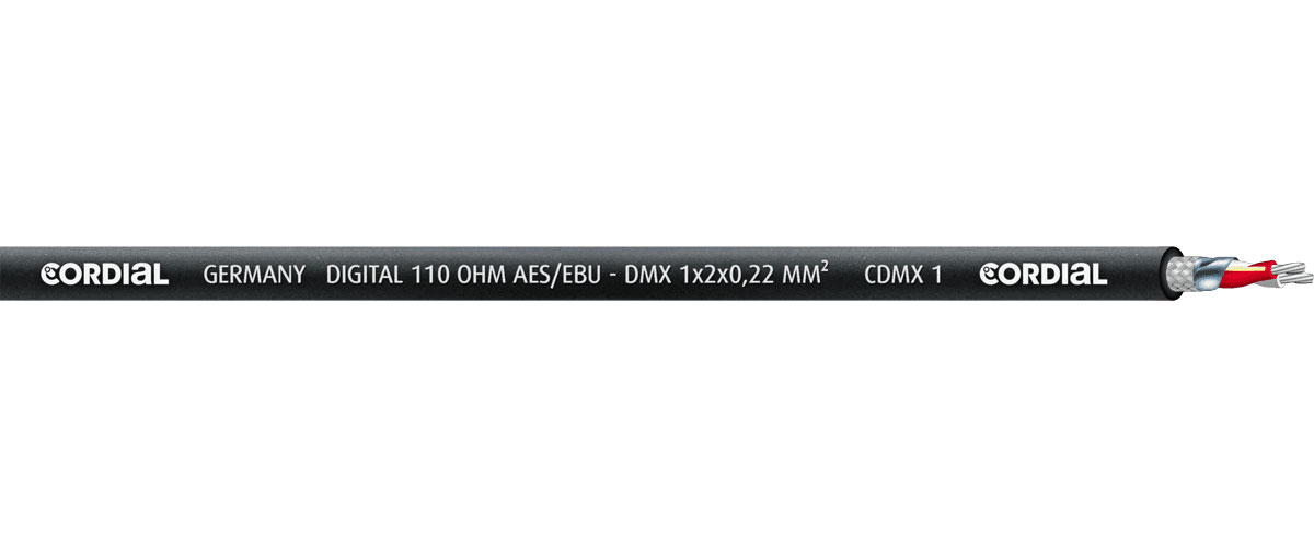 CORDIAL BOBINE DE CBLE DMX 100 M