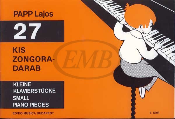 EMB (EDITIO MUSICA BUDAPEST) PAPP L. - PEZZI FACILI (27) - PIANO
