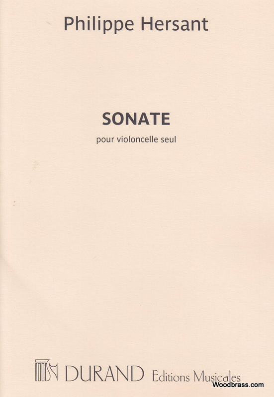 DURAND HERSANT P. - SONATE - VIOLONCELLE