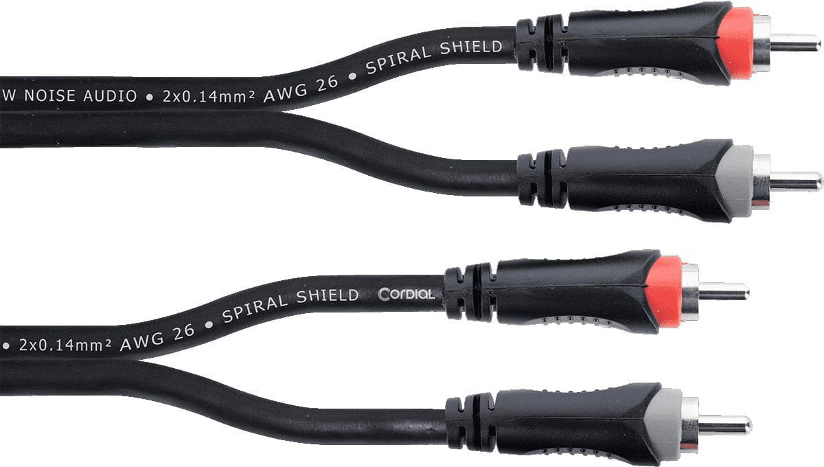 CORDIAL CBLE AUDIO DOUBLE RCA / RCA 1 M