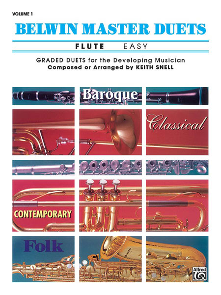 ALFRED PUBLISHING SNELL KEITH - BELWIN MASTER DUETS - FLUTE EASY I - FLUTE ENSEMBLE