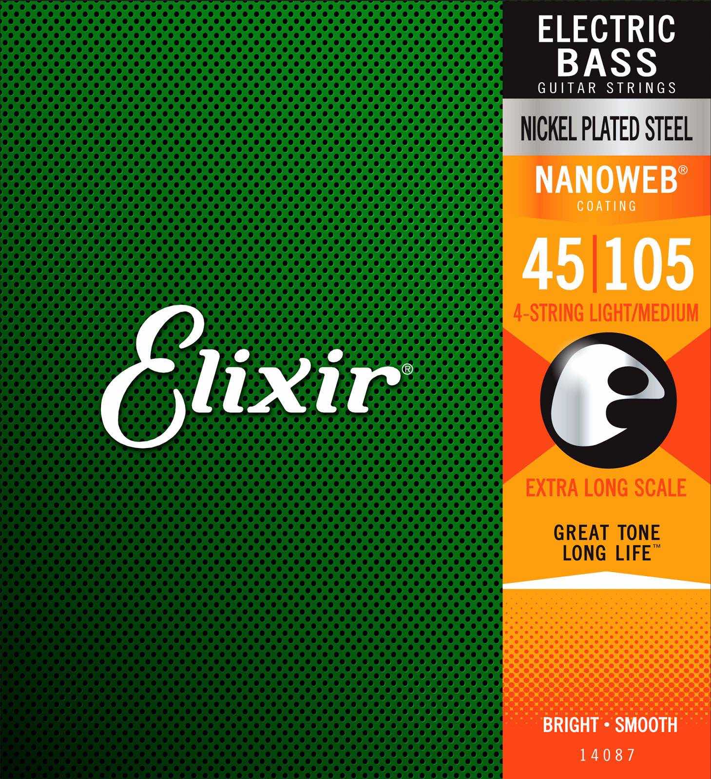 ELIXIR 14087 NANOWEB BASSE MEDIUM XL SCALE 45-105