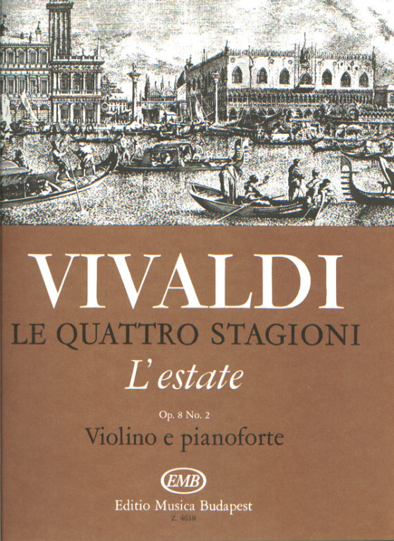 EMB (EDITIO MUSICA BUDAPEST) VIVALDI A. - L'ESTATE RV 31 OP.8/2