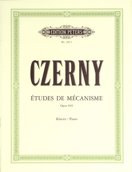 EDITION PETERS CZERNY CARL - 30 STUDIES OF MECHANISM OP.849 - PIANO